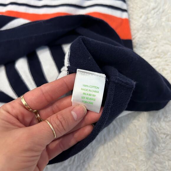 Lilly Pulitzer Women XL Stripe Stanton Knit Dress Nautical Yacht Beach Coverup - Picture 6 of 7